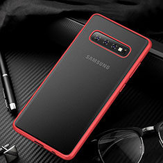 Ultra-thin Transparent Matte Finish Case U01 for Samsung Galaxy S10 5G Red