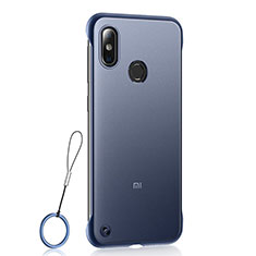 Ultra-thin Transparent Matte Finish Case U01 for Xiaomi Mi 8 Blue