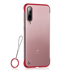 Ultra-thin Transparent Matte Finish Case U01 for Xiaomi Mi 9 Lite Red