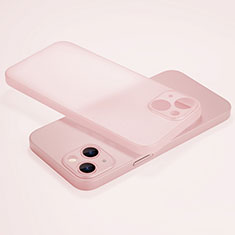 Ultra-thin Transparent Matte Finish Case U02 for Apple iPhone 14 Plus Pink