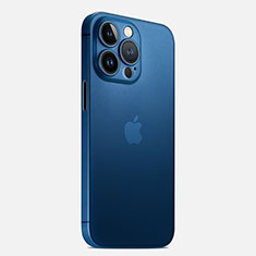 Ultra-thin Transparent Matte Finish Case U02 for Apple iPhone 14 Pro Blue