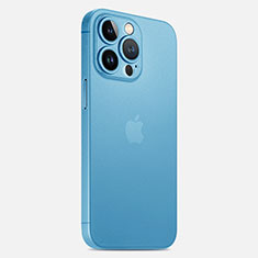 Ultra-thin Transparent Matte Finish Case U02 for Apple iPhone 15 Pro Max Sky Blue