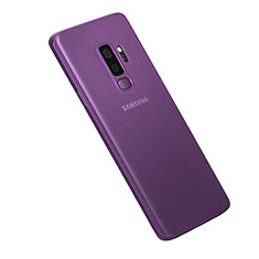 Ultra-thin Transparent Matte Finish Cover Case for Samsung Galaxy S9 Plus Purple