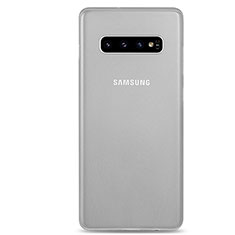 Ultra-thin Transparent Matte Finish Cover Case P01 for Samsung Galaxy S10 5G White