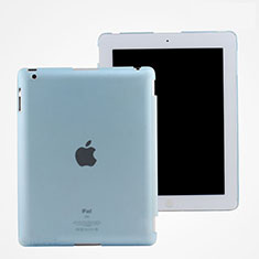 Ultra-thin Transparent Matte Finish Cover for Apple iPad 2 Sky Blue