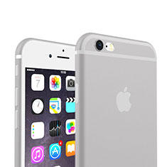 Ultra-thin Transparent Matte Finish Soft Case for Apple iPhone 6S Plus Gray