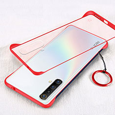 Ultra-thin Transparent Plastic Case Cover for Realme X3 SuperZoom Red