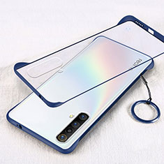 Ultra-thin Transparent Plastic Case Cover for Realme X50 5G Blue