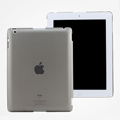 Ultra-thin Transparent Plastic Case for Apple iPad 3 Gray
