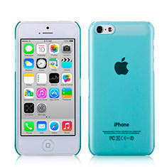 Ultra-thin Transparent Plastic Case for Apple iPhone 5C Sky Blue