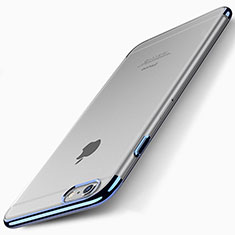 Ultra-thin Transparent Plastic Case T01 for Apple iPhone 6 Blue