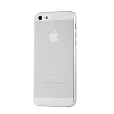 Ultra-thin Transparent Silicone Matte Finish Case for Apple iPhone 5S White