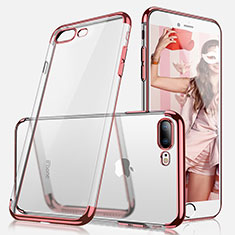 Ultra-thin Transparent TPU Soft Case A07 for Apple iPhone 7 Plus Rose Gold