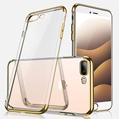 Ultra-thin Transparent TPU Soft Case A07 for Apple iPhone 8 Plus Gold