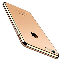 Ultra-thin Transparent TPU Soft Case C01 for Apple iPhone SE (2020) Gold