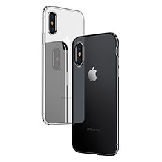 Ultra-thin Transparent TPU Soft Case C10 for Apple iPhone X Clear