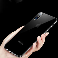 Ultra-thin Transparent TPU Soft Case C11 for Apple iPhone X Black