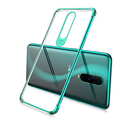 Ultra-thin Transparent TPU Soft Case Cover A02 for Oppo R17 Pro Green