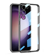 Ultra-thin Transparent TPU Soft Case Cover AC1 for Samsung Galaxy S21 5G Black