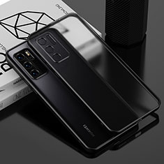 Ultra-thin Transparent TPU Soft Case Cover AN1 for Huawei P40 Black