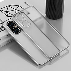Ultra-thin Transparent TPU Soft Case Cover AN1 for Huawei P50 Pro Silver