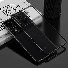 Ultra-thin Transparent TPU Soft Case Cover AN1 for Vivo iQOO 10 5G Black