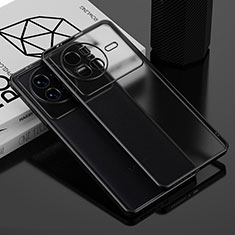Ultra-thin Transparent TPU Soft Case Cover AN1 for Vivo X80 5G Black