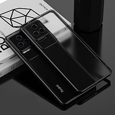 Ultra-thin Transparent TPU Soft Case Cover AN1 for Xiaomi Poco F4 5G Black