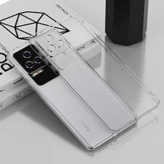 Ultra-thin Transparent TPU Soft Case Cover AN1 for Xiaomi Poco F4 5G Clear