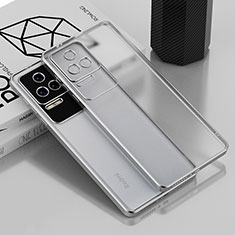 Ultra-thin Transparent TPU Soft Case Cover AN1 for Xiaomi Poco F4 5G Silver