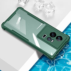 Ultra-thin Transparent TPU Soft Case Cover BH1 for Vivo iQOO 11 5G Green
