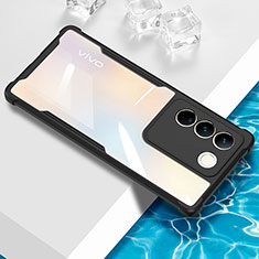 Ultra-thin Transparent TPU Soft Case Cover BH1 for Vivo V27 5G Black