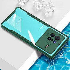 Ultra-thin Transparent TPU Soft Case Cover BH1 for Vivo X80 5G Green