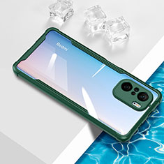 Ultra-thin Transparent TPU Soft Case Cover BH1 for Xiaomi Mi 11X 5G Green