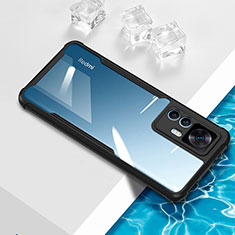 Ultra-thin Transparent TPU Soft Case Cover BH1 for Xiaomi Mi 12T Pro 5G Black