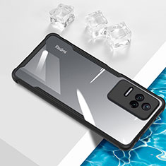 Ultra-thin Transparent TPU Soft Case Cover BH1 for Xiaomi Poco F4 5G Black