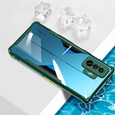 Ultra-thin Transparent TPU Soft Case Cover BH1 for Xiaomi Poco F4 GT 5G Green