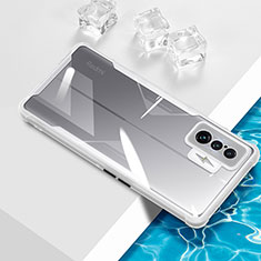 Ultra-thin Transparent TPU Soft Case Cover BH1 for Xiaomi Poco F4 GT 5G White