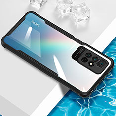 Ultra-thin Transparent TPU Soft Case Cover BH1 for Xiaomi Redmi Note 11 4G (2021) Black
