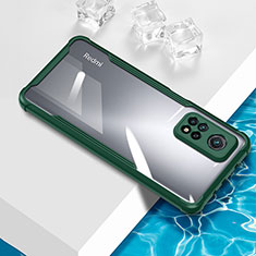 Ultra-thin Transparent TPU Soft Case Cover BH1 for Xiaomi Redmi Note 11 4G (2022) Green