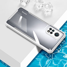 Ultra-thin Transparent TPU Soft Case Cover BH1 for Xiaomi Redmi Note 11 4G (2022) White