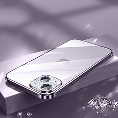 Ultra-thin Transparent TPU Soft Case Cover Bling-Bling LD2 for Apple iPhone 13 Purple