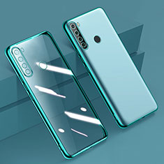Ultra-thin Transparent TPU Soft Case Cover D01 for Xiaomi Redmi Note 8 (2021) Green