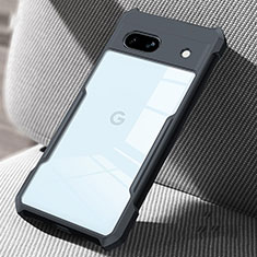 Ultra-thin Transparent TPU Soft Case Cover for Google Pixel 7a 5G Black