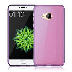 Ultra-thin Transparent TPU Soft Case Cover for HTC U Play Pink