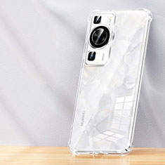 Ultra-thin Transparent TPU Soft Case Cover for Huawei P60 Clear