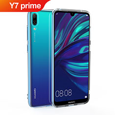 Ultra-thin Transparent TPU Soft Case Cover for Huawei Y7 Prime (2019) Clear