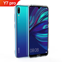 Ultra-thin Transparent TPU Soft Case Cover for Huawei Y7 Pro (2019) Clear