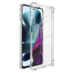 Ultra-thin Transparent TPU Soft Case Cover for Motorola Moto G200 5G Clear