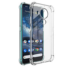 Ultra-thin Transparent TPU Soft Case Cover for Nokia 5.4 Clear